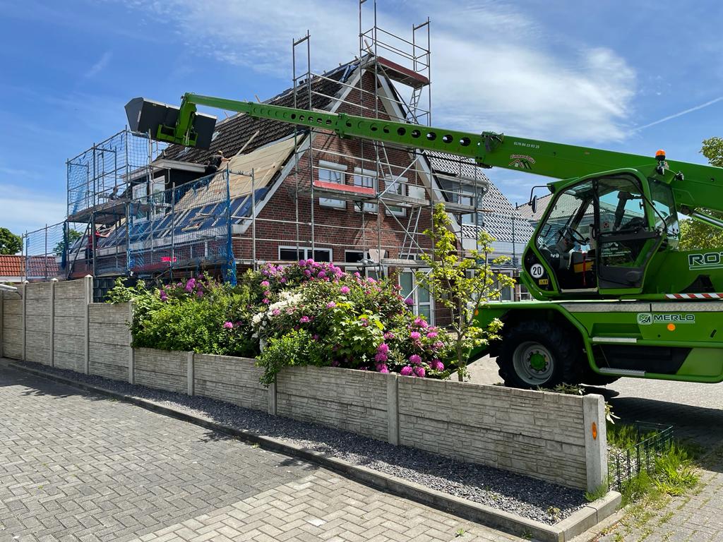 Ökologische Dachsanierung - Seitenaufnahme